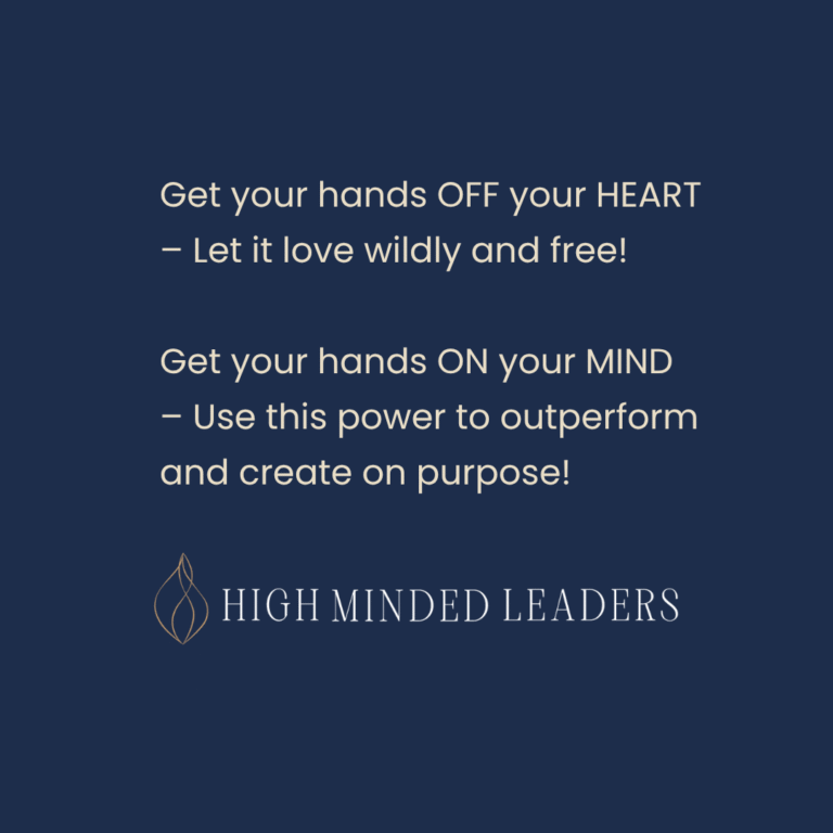 Get your hands OFF your HEART!