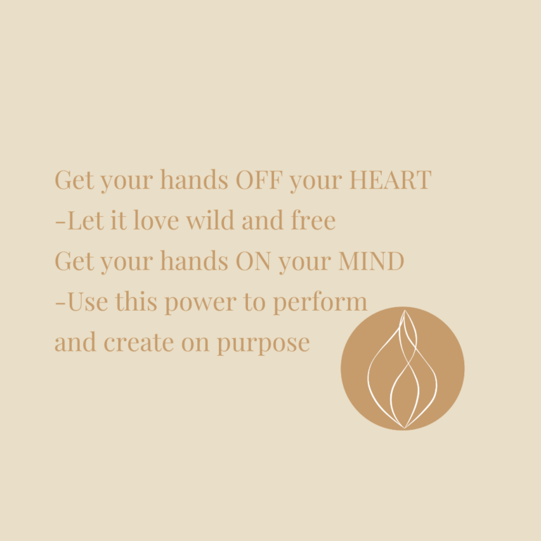 Get your hands OFF your HEART!