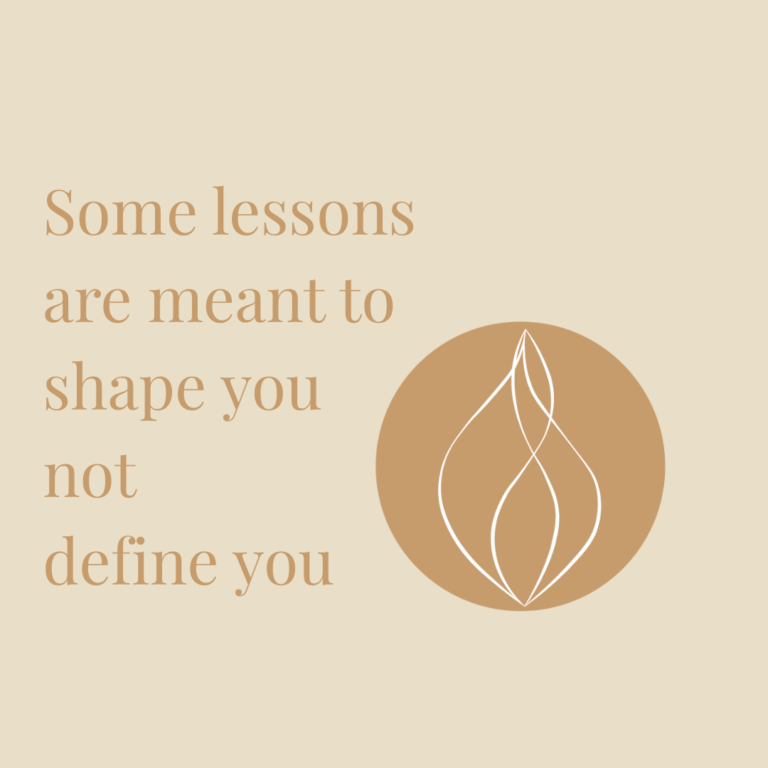 Låt inte ditt förflutna definiera din framtid